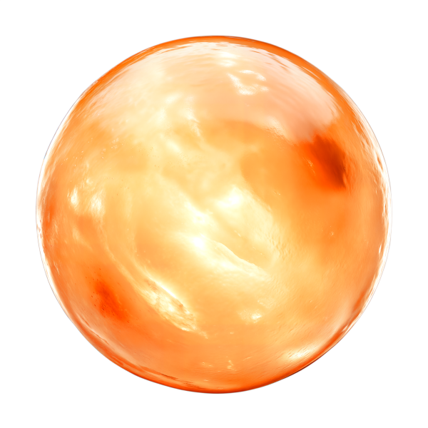 Orange planet